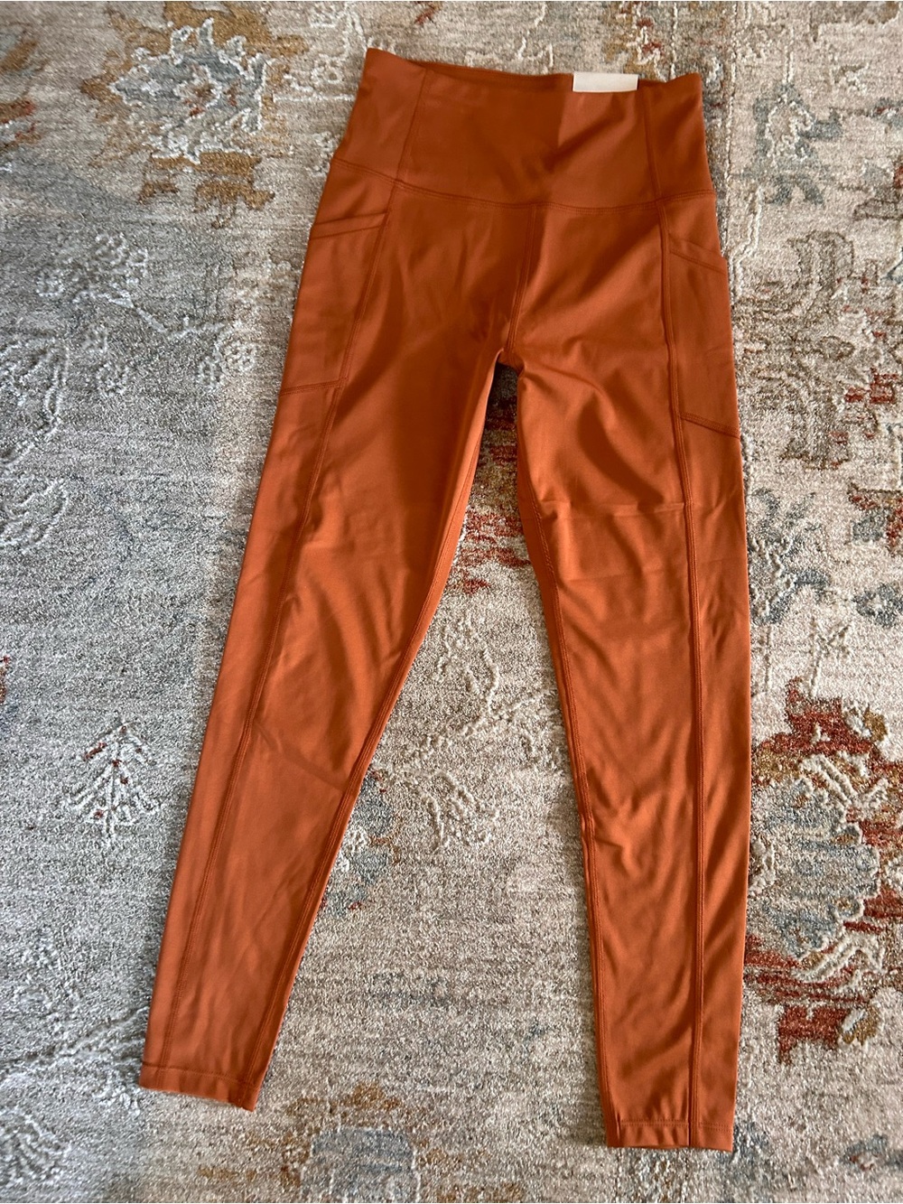 Calvin Klein Performance Super High Waist Tight - Burnt Orange Sz small NWT